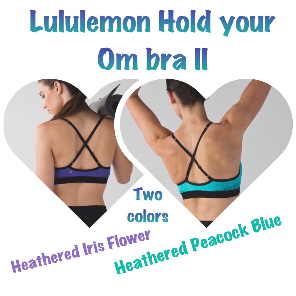 NWT Lululemon Hold Your Om sports Bra II PURPLE